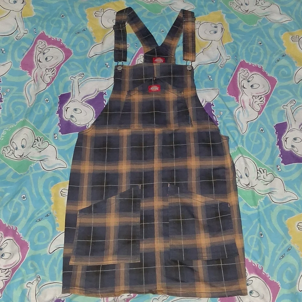 Dickies Duck Plaid Overall Dress - Picture 3 of 5